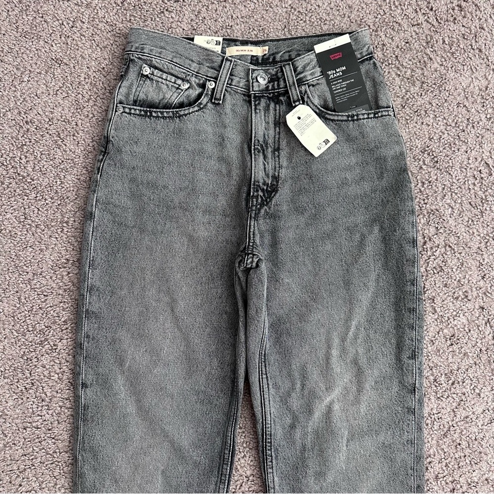 Levi’s 80s Mom Jean Charcoal Grey W26 - Picture 6 of 14